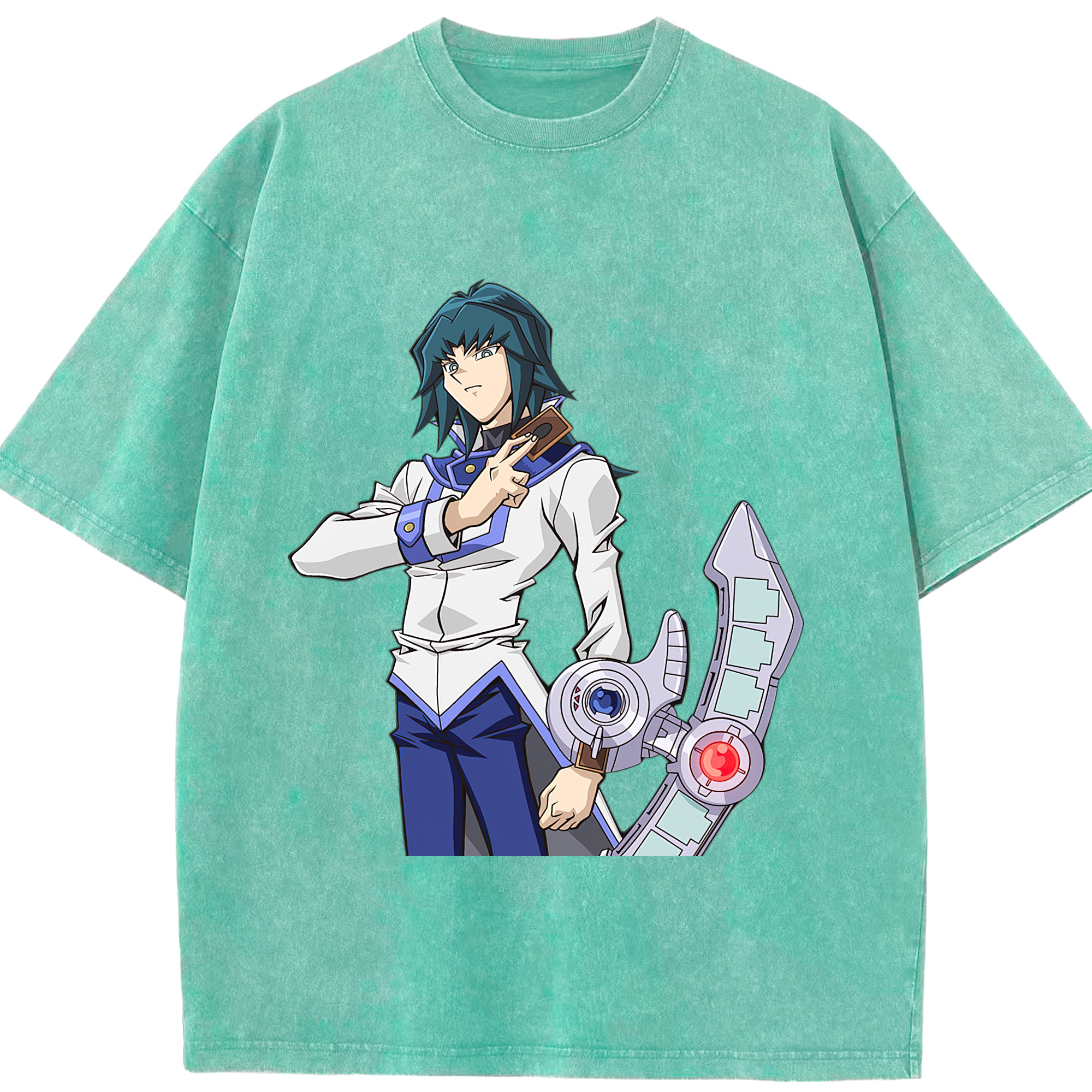 （画像用） 遊☆戯☆王 Yu-Gi-Oh! 綿100% ヴィンテージ風 半袖Tシャツ（フロントプリント）